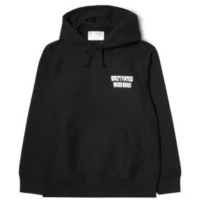 HEAVY WEIGHT PULLOVER HOODED SWEAT SHIRT ( TYPE-2 ) Black