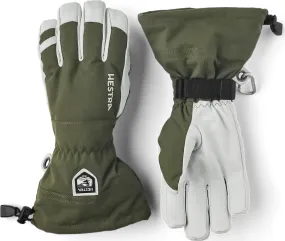 Hestra Army Leather Heli Ski Olive | Buy Hestra Army Leather Heli Ski Olive here | Outnorth