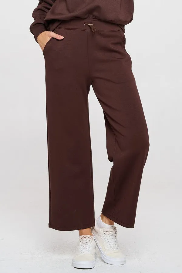 High Rise Straight Leg Pants