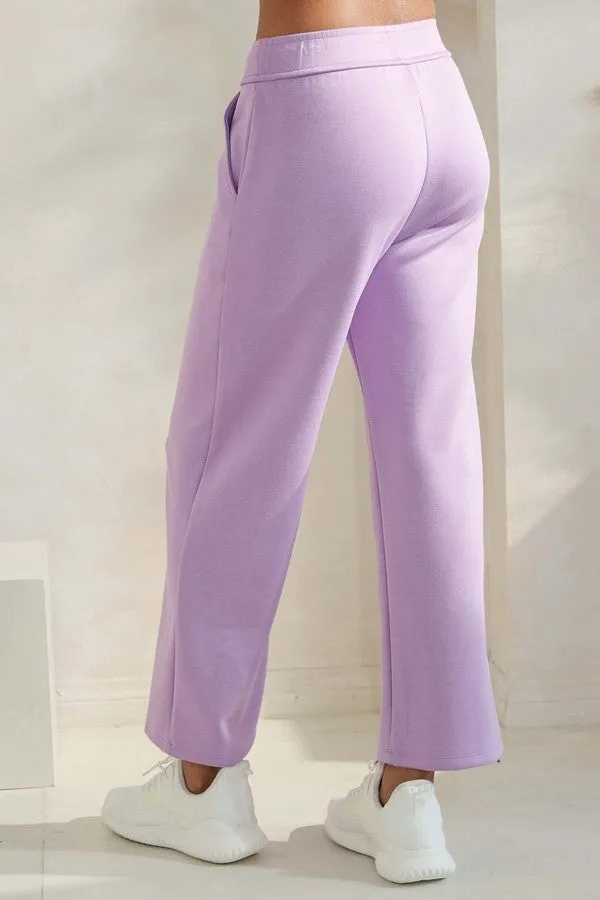 High Rise Straight Leg Pants