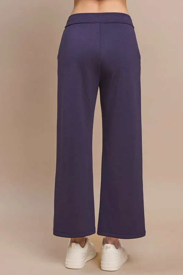 High Rise Straight Leg Pants