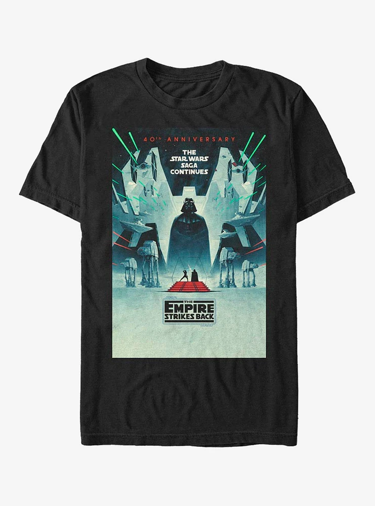 Hot Topic Extra Soft Star Wars Esb Poster T-Shirt