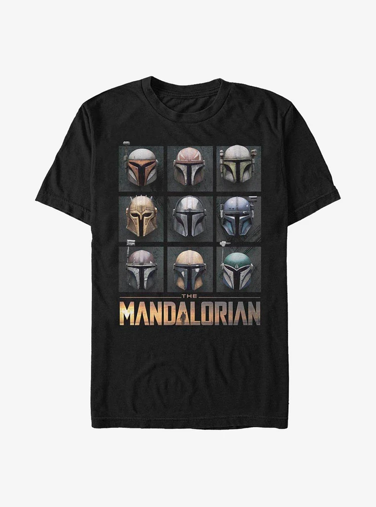 Hot Topic Extra Soft Star Wars The Mandalorian Helmet Boxup T-Shirt