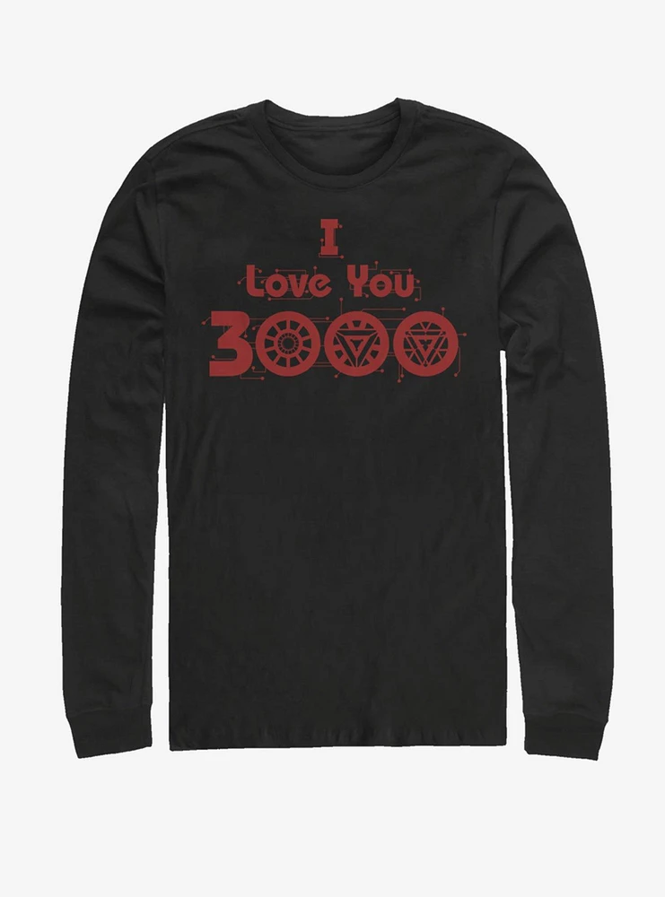 Hot Topic Marvel Avengers: Endgame Love Circuits Long-Sleeve T-Shirt