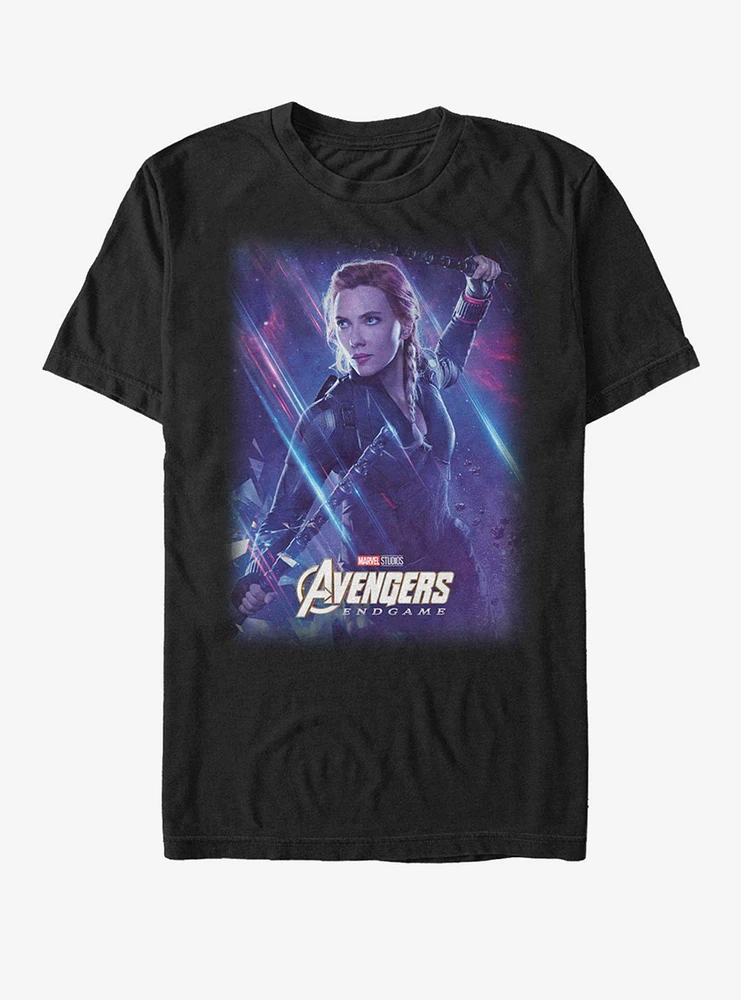 Hot Topic Marvel Avengers: Endgame Space Black Widow T-Shirt