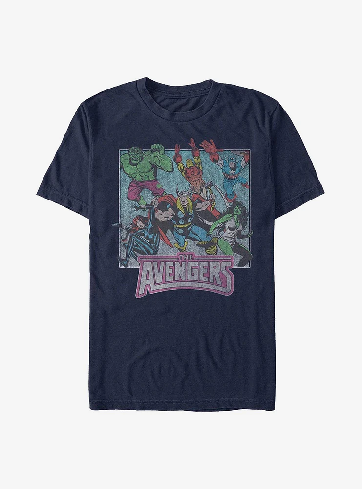 Hot Topic Marvel Avengers Framed T-Shirt