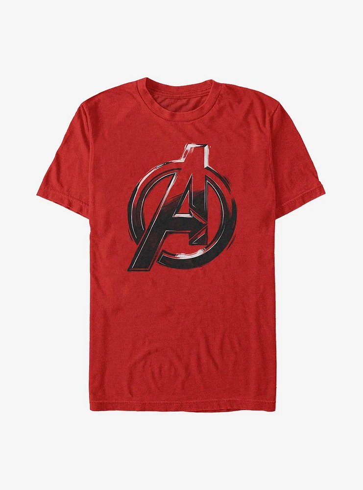 Hot Topic Marvel Avengers Logo Sketch T-Shirt