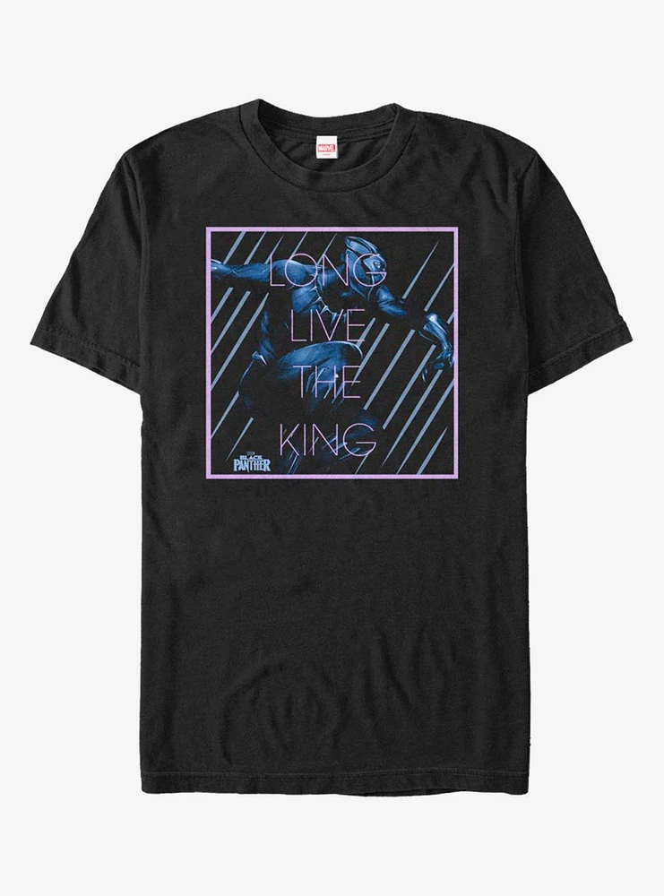 Hot Topic Marvel Black Panther Long Live King T-Shirt