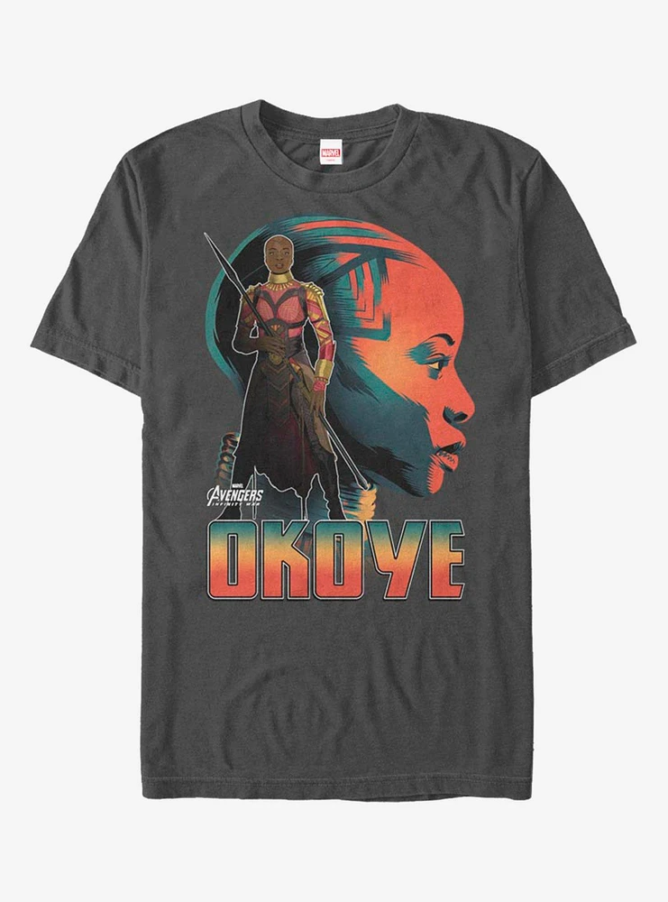 Hot Topic Marvel Black Panther Okoye Sil T-Shirt