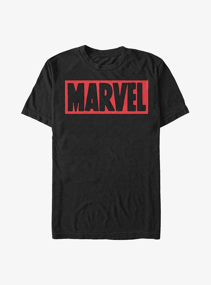 Hot Topic Marvel Brick Logo Simple T-Shirt