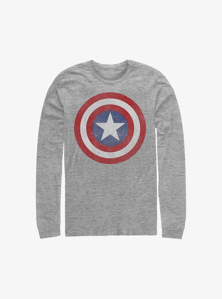 Hot Topic Marvel Captain America Classic Long-Sleeve T-Shirt