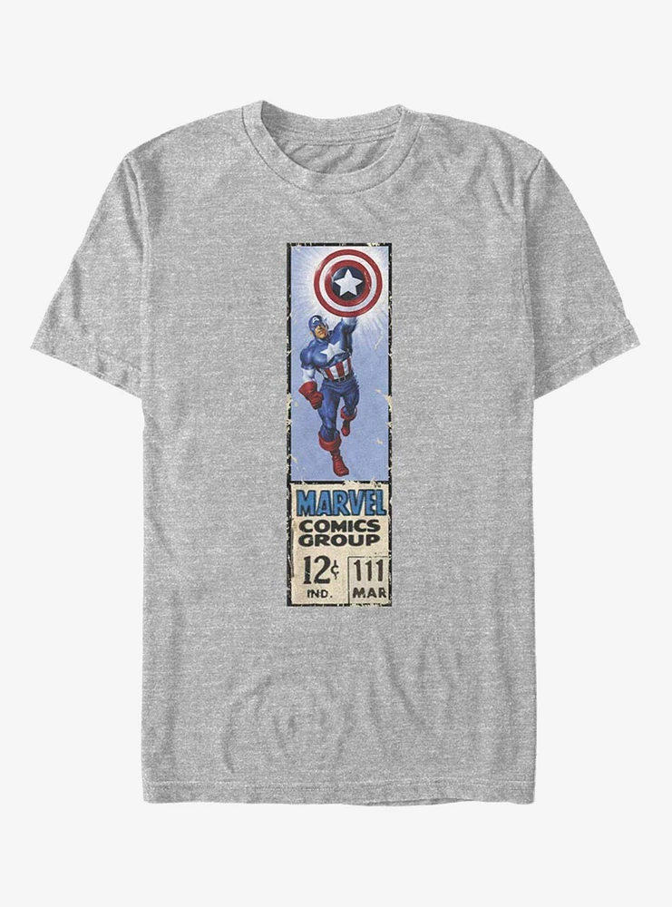 Hot Topic Marvel Captain America Label T-Shirt