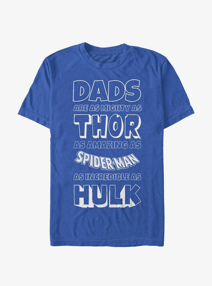 Hot Topic Marvel Dads T-Shirt