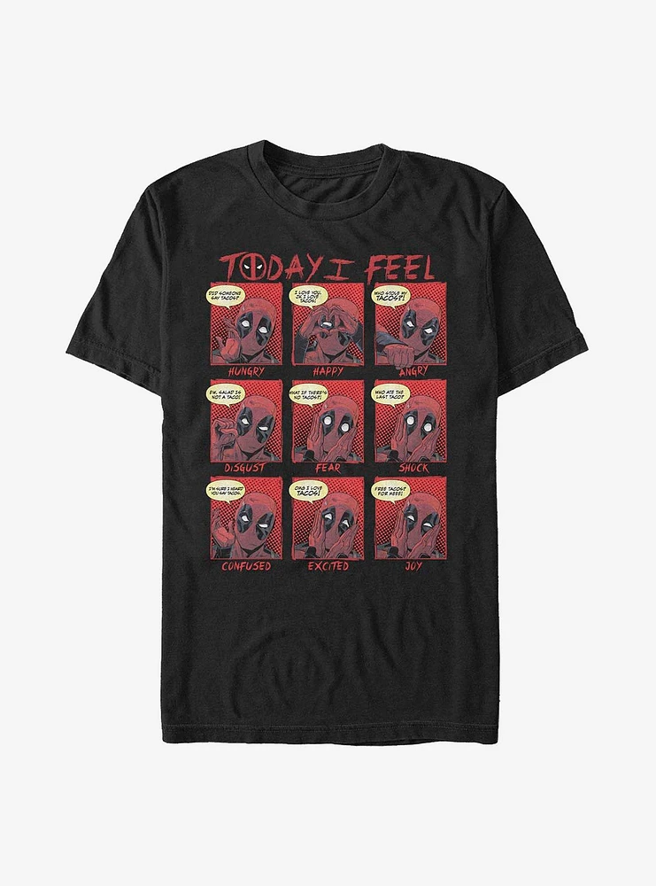 Hot Topic Marvel Deadpool Feels T-Shirt