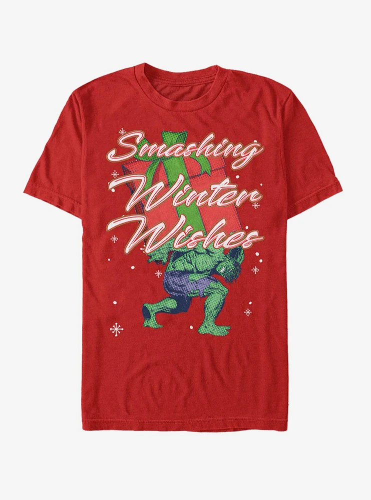 Hot Topic Marvel Hulk Smash Winter T-Shirt