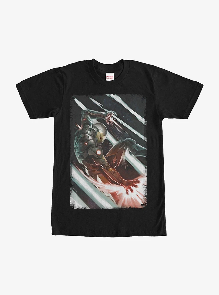 Hot Topic Marvel Iron Man Repulsor Rays T-Shirt