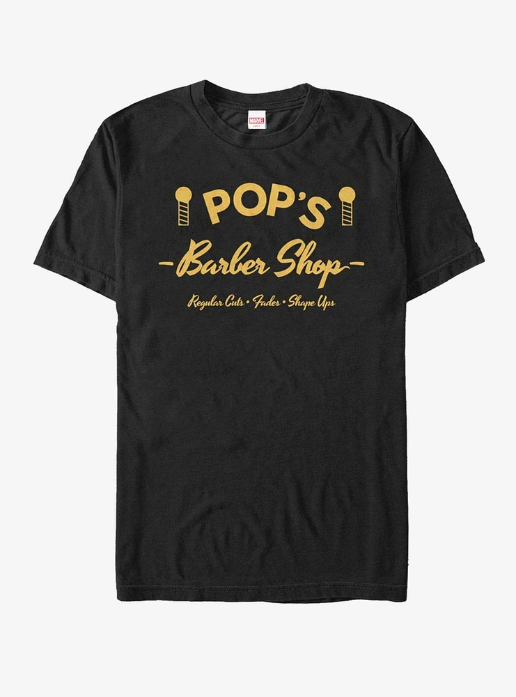 Hot Topic Marvel Pops Barber Shop T-Shirt