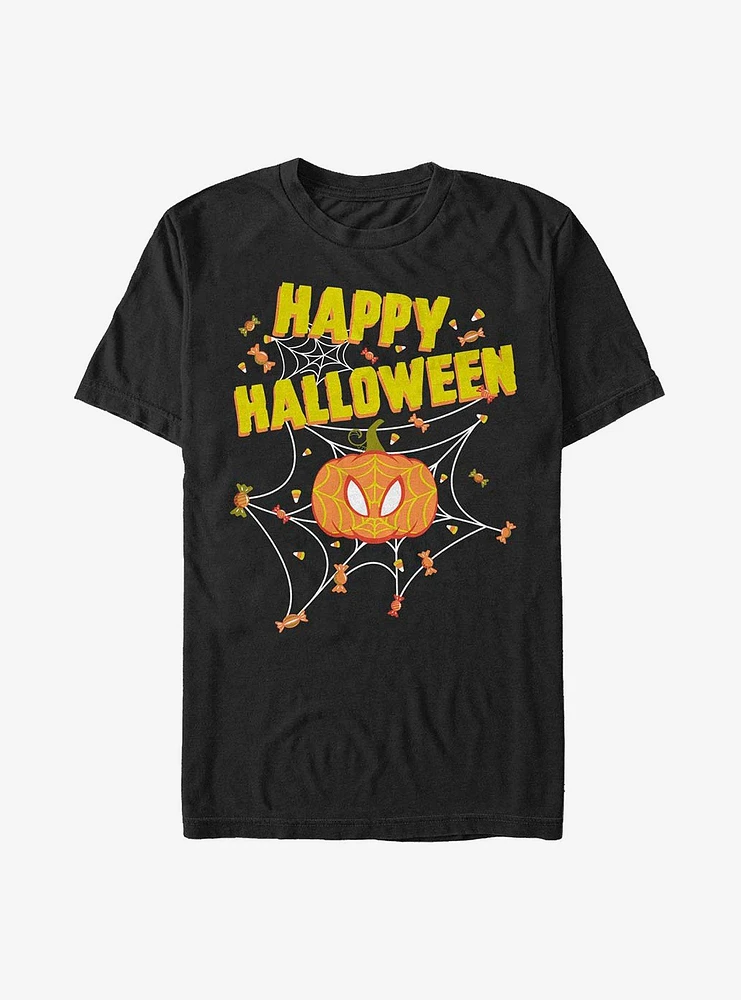 Hot Topic Marvel Spider-Man Candy Web T-Shirt