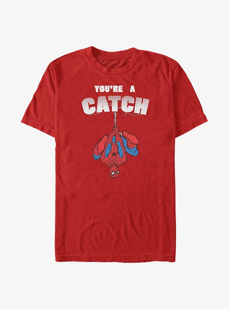 Hot Topic Marvel Spider-Man Catch Love T-Shirt