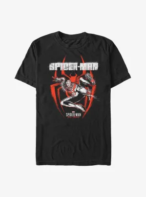 Hot Topic Marvel Spider-Man Miles Morales Spray T-Shirt