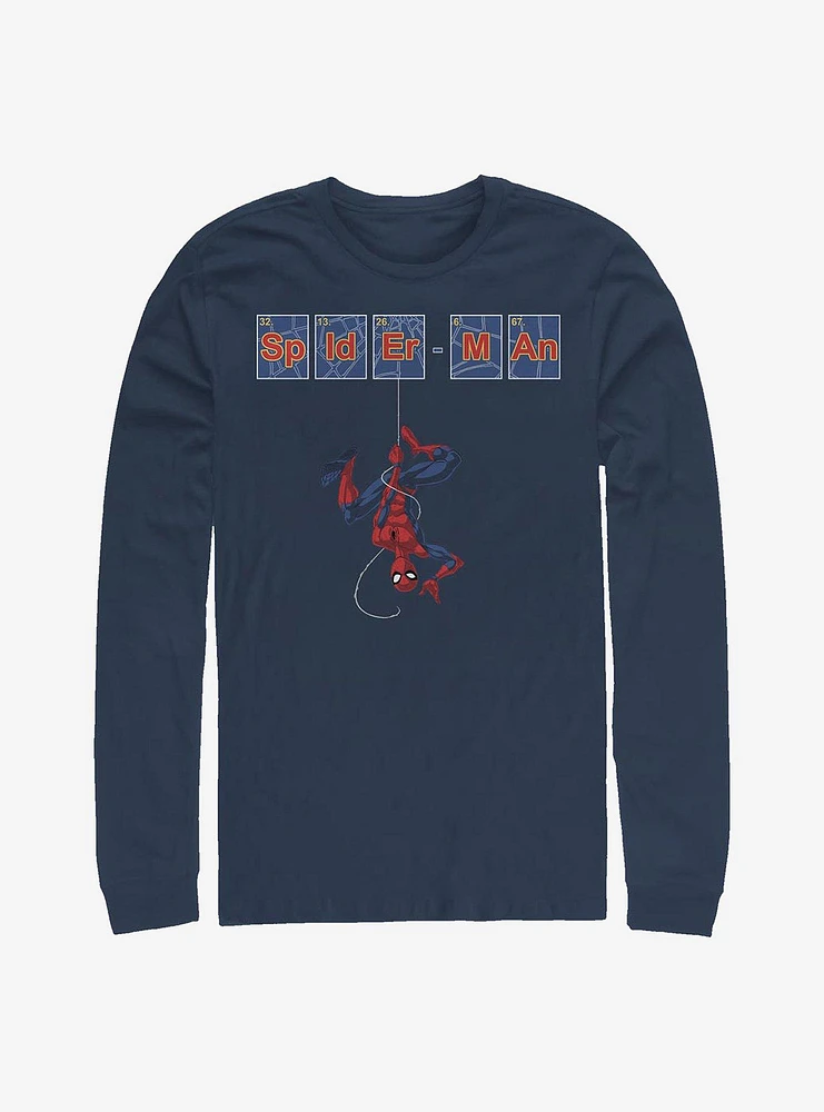 Hot Topic Marvel Spider-Man Spider Tiles Long-Sleeve T-Shirt