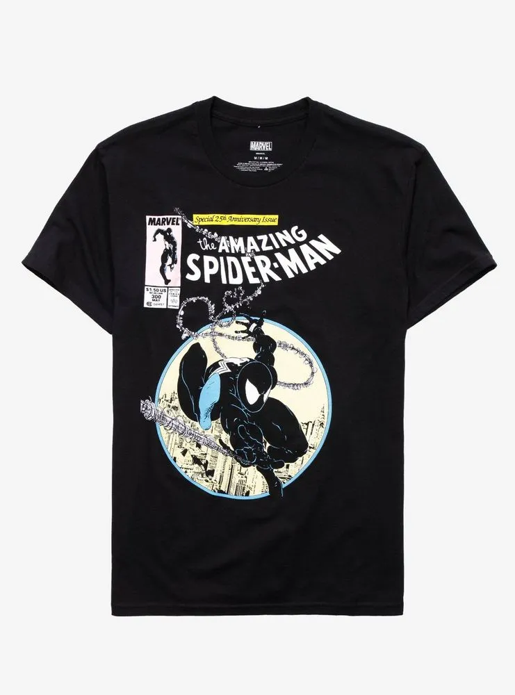 Hot Topic Marvel The Amazing Spider-Man Comic Book Cover T-Shirt