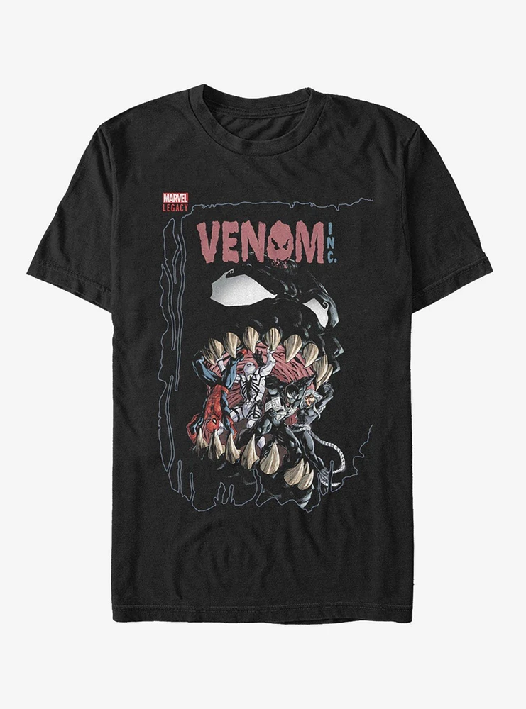 Hot Topic Marvel Venom Face T-Shirt