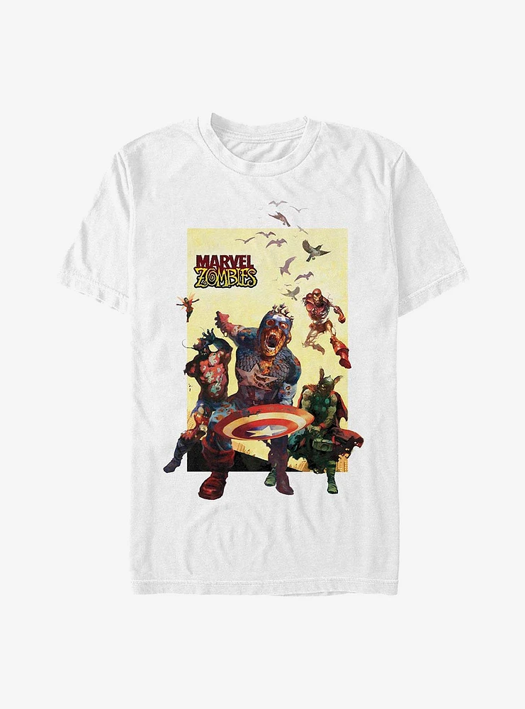 Hot Topic Marvel Zombies Action Panel T-Shirt