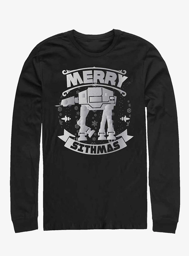 Hot Topic Star Wars AT-AT Sithmas Long-Sleeve T-Shirt