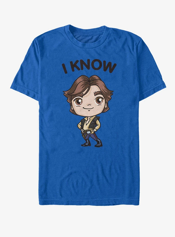 Hot Topic Star Wars Chibi I Know T-Shirt