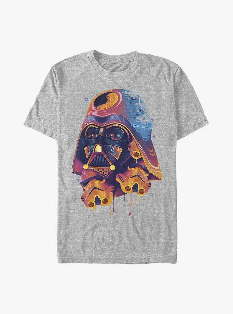 Hot Topic Star Wars Color Melted Vader T-Shirt