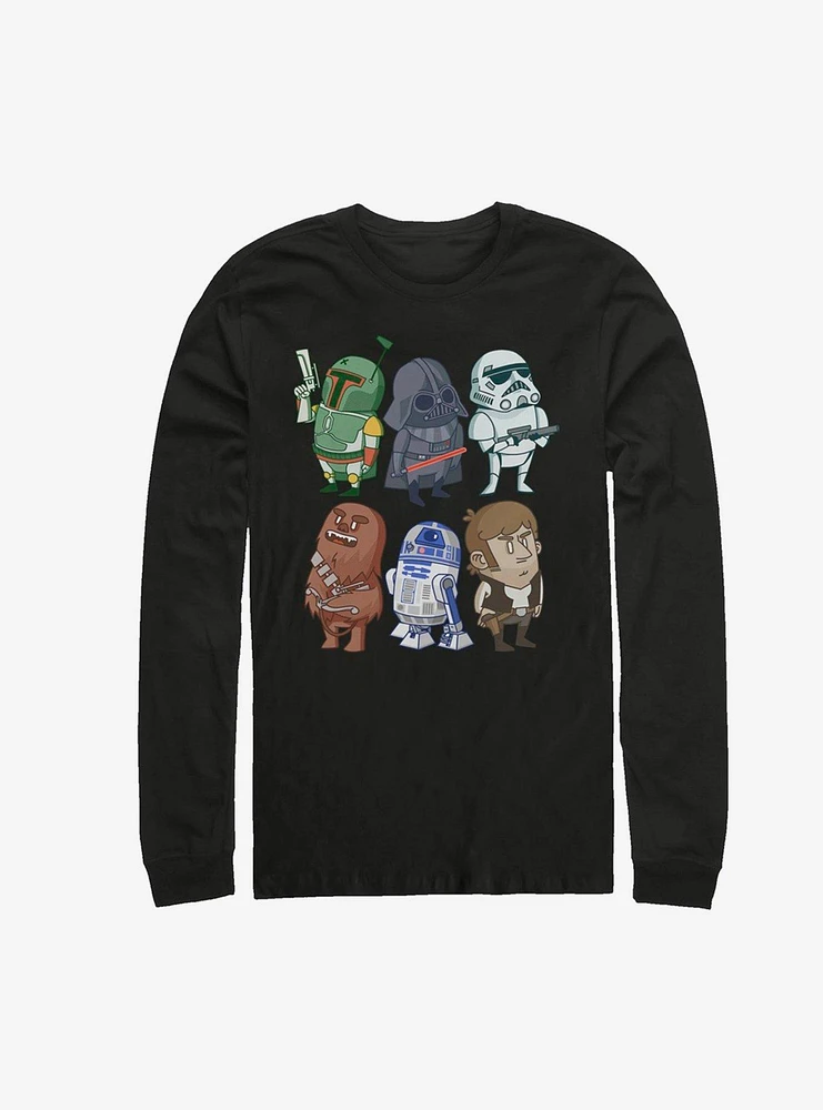 Hot Topic Star Wars Doodles Long-Sleeve T-Shirt