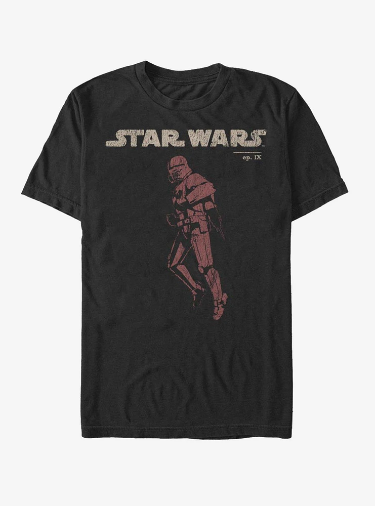 Hot Topic Star Wars Episode IX Rise of Skywalker Red Trooper Jet T-Shirt