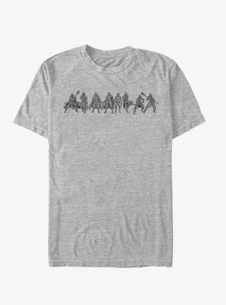 Hot Topic Star Wars Episode IX The Rise Of Skywalker New Order Line-Up T-Shirt