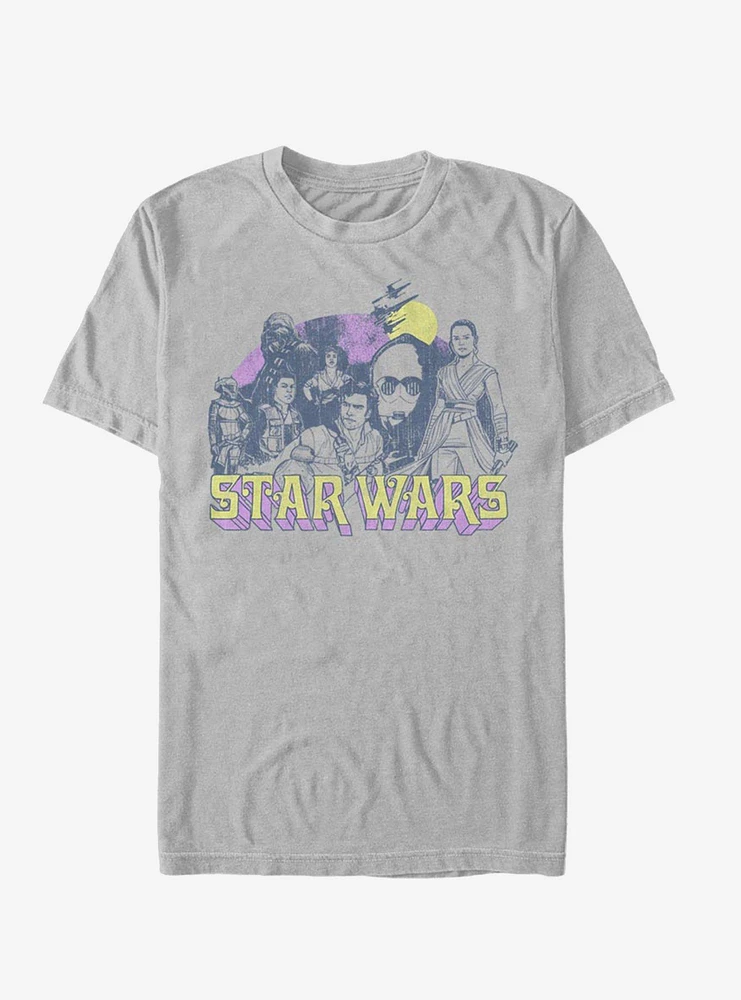 Hot Topic Star Wars Episode IX The Rise Of Skywalker Retro Rebel T-Shirt