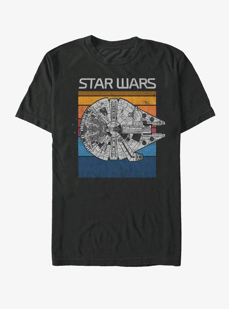 Hot Topic Star Wars Falcon Colors Three T-Shirt