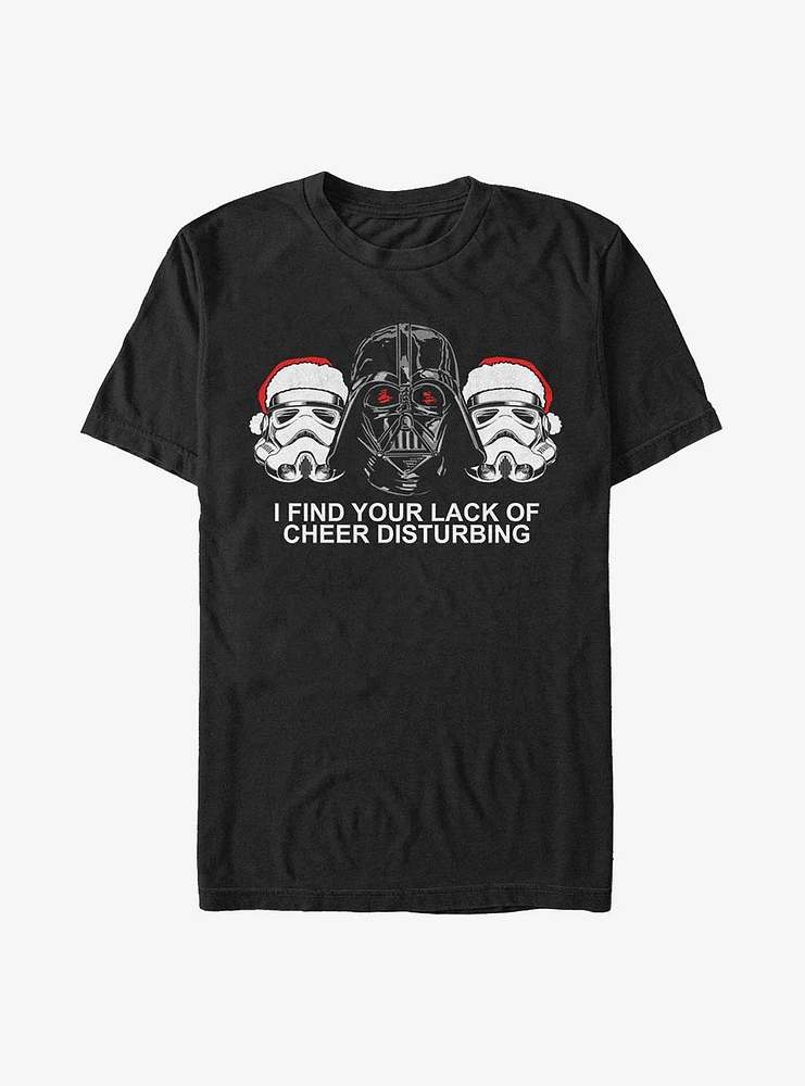 Hot Topic Star Wars Lack Of Cheer Is Disturbing T-Shirt