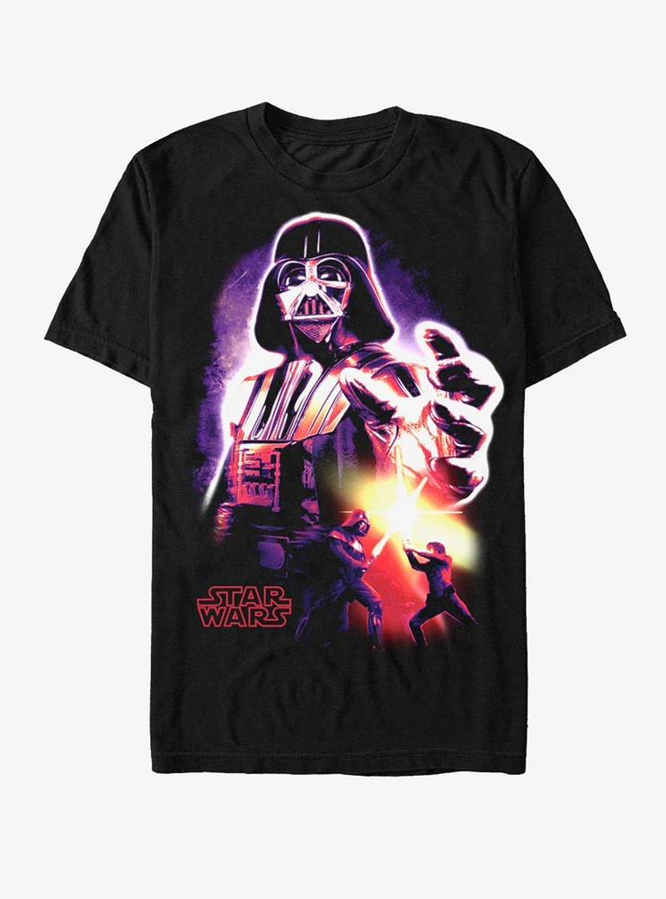 Hot Topic Star Wars Neon Vader T-Shirt