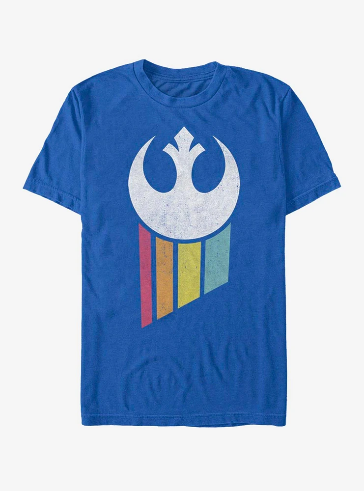 Hot Topic Star Wars Rainbow Rebel Logo T-Shirt