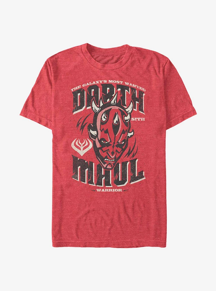 Hot Topic Star Wars The Clone Darth Maul Red T-Shirt