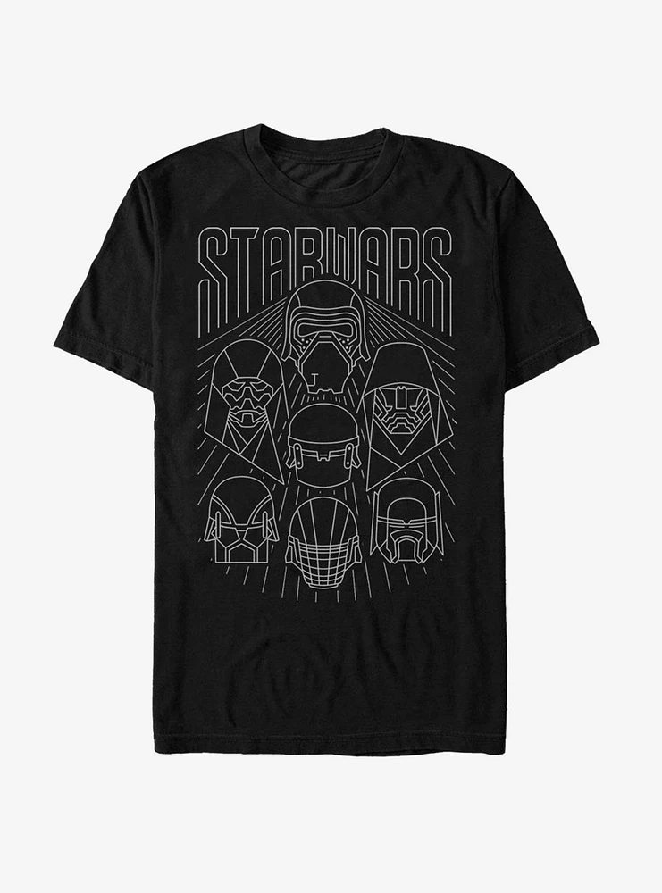 Hot Topic Star Wars: The Rise of Skywalker Dark Side Band T-Shirt