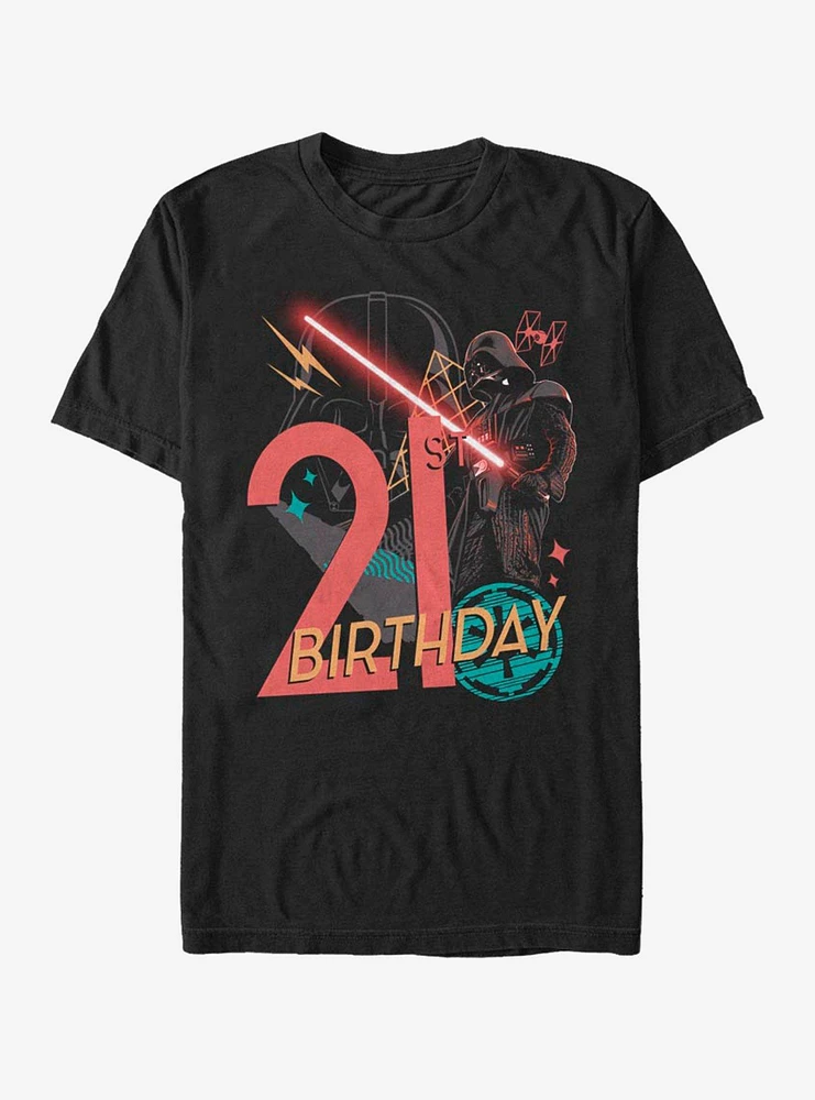 Hot Topic Star Wars Vader 21st B-Day T-Shirt