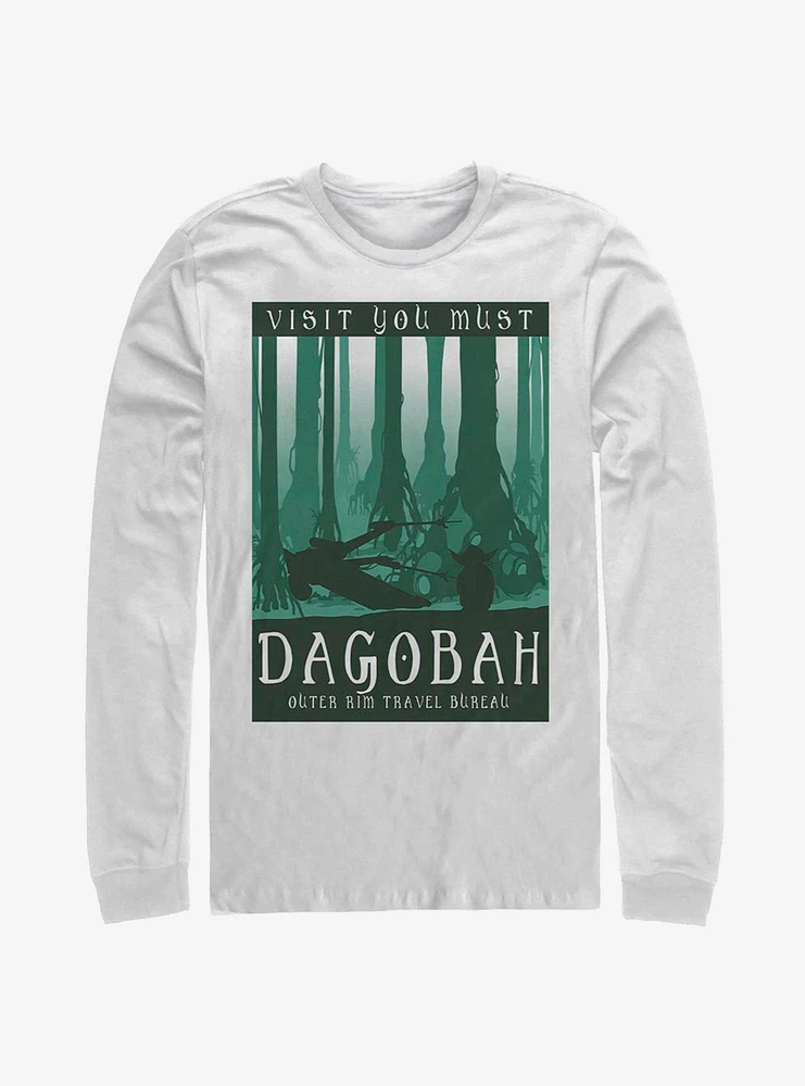 Hot Topic Star Wars Visit Dagobah Poster Long-Sleeve T-Shirt