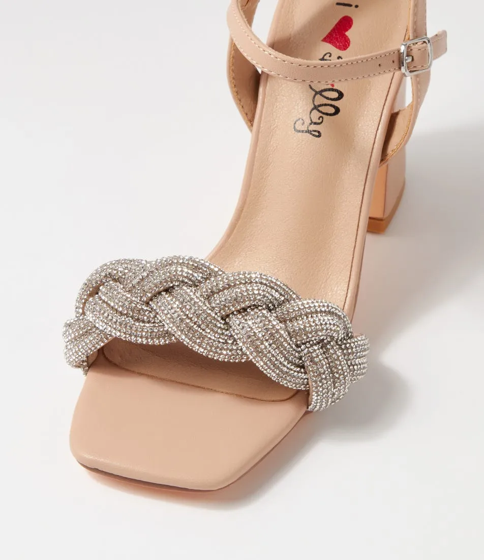 I LOVE BILLY Tajari Nude Sandals