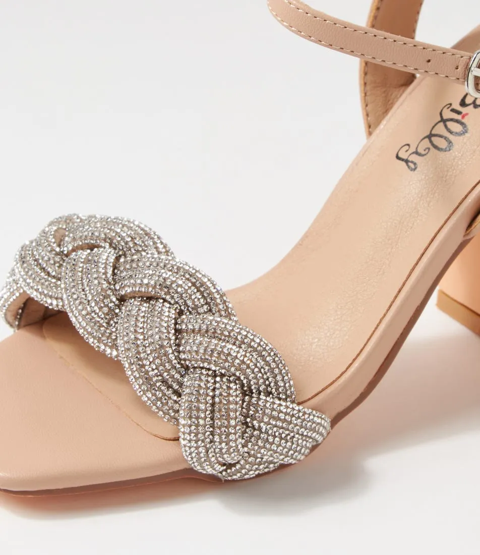 I LOVE BILLY Tajari Nude Sandals