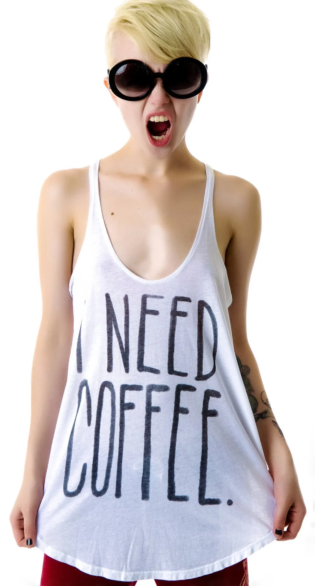 I Need Coffee Tank-