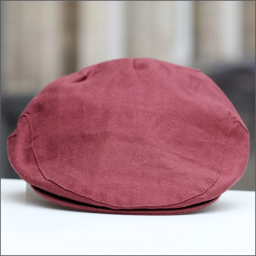 Irish Linen Wine Cap+