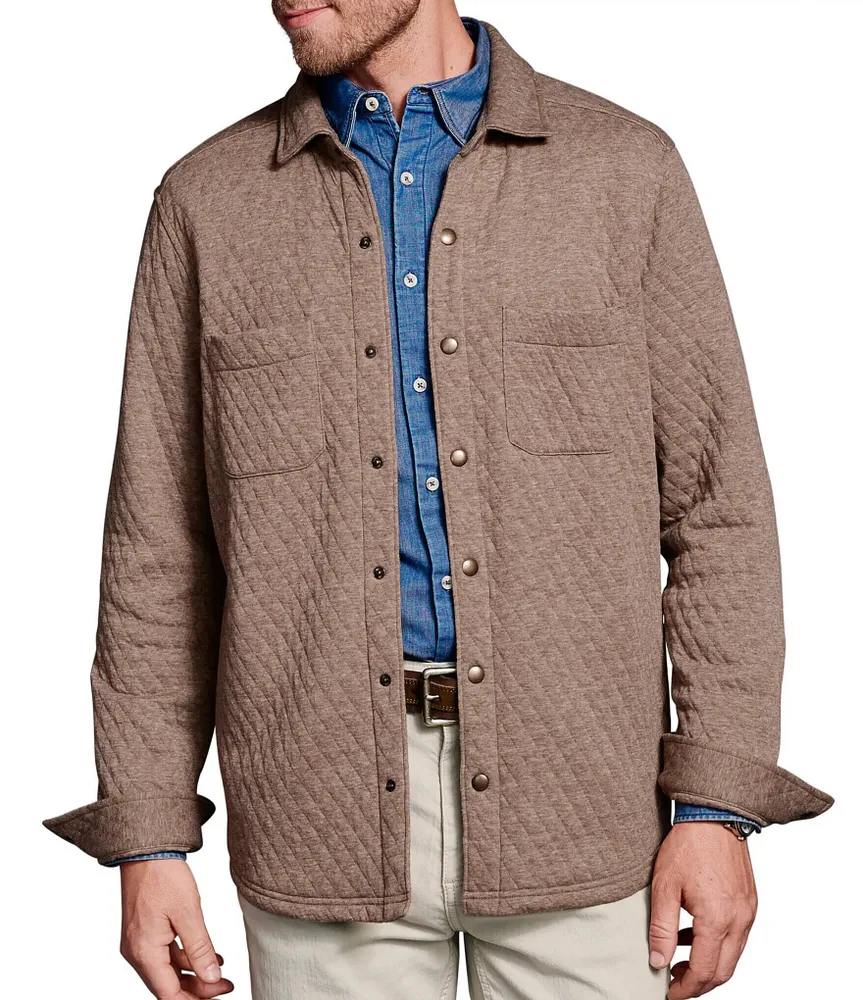 Johnston & Murphy Quilted Shirt Jacket