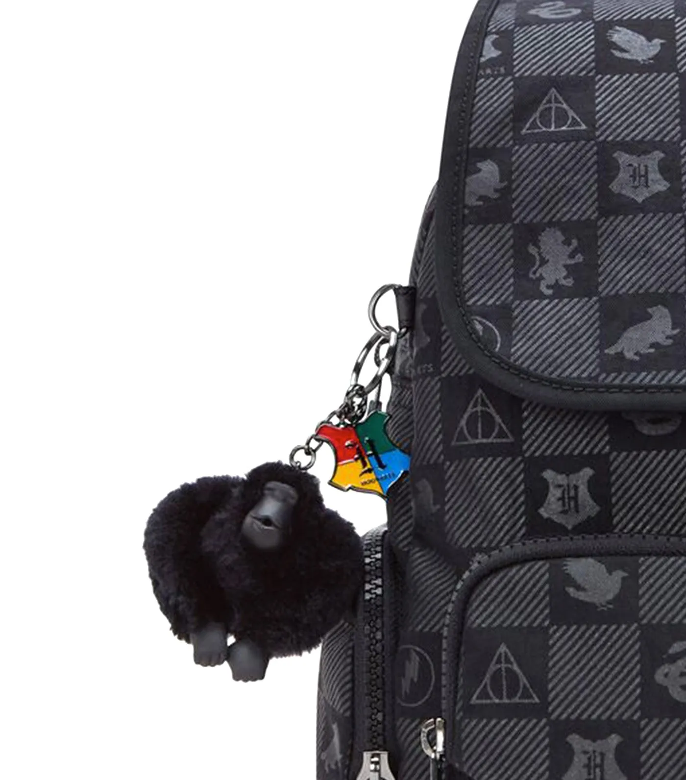 Kipling x Harry Potter City Zip Small Magical Backpack Black