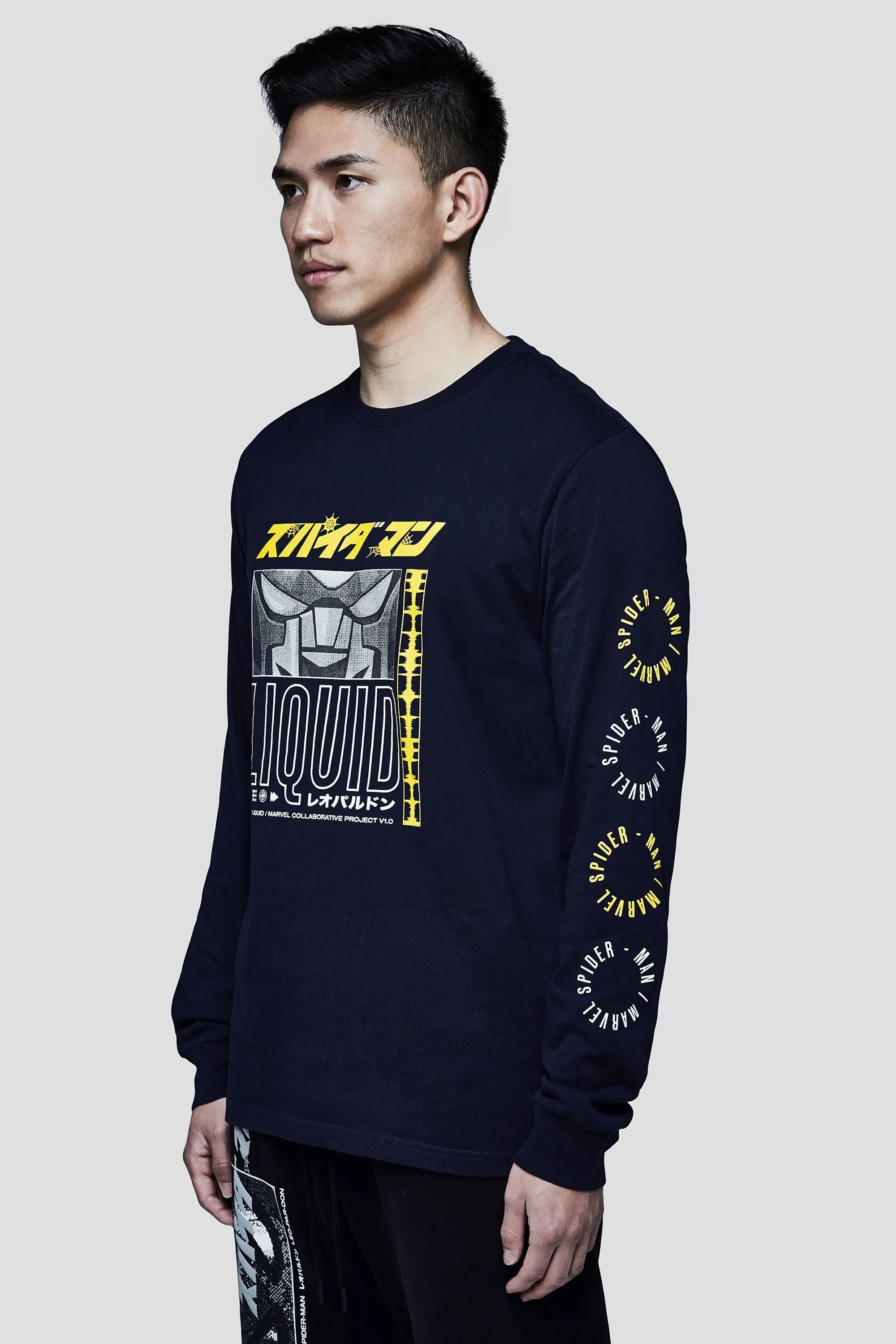 LIQUID x MARVEL LEOPARDON LONG SLEEVE TEE